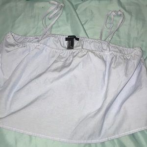 Off The Shoulder Blue Striped Top